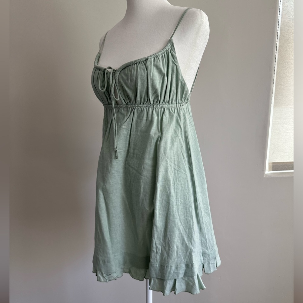 Princess Polly empress of love mini dress sage - Picture 2 of 6